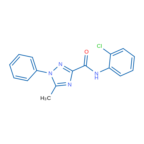 N-(2-Chlorophenyl)-5-methyl-1-phenyl-1H-1,2,4-triazole-3-carboxamide 1g
