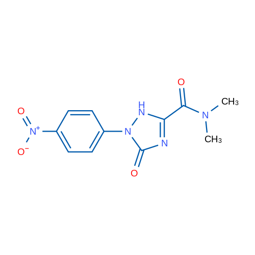 N,N-Dimethyl-1-(4-nitrophenyl)-5-oxo-2,5-dihydro-1H-1,2,4-triazole-3-carboxamide 1g