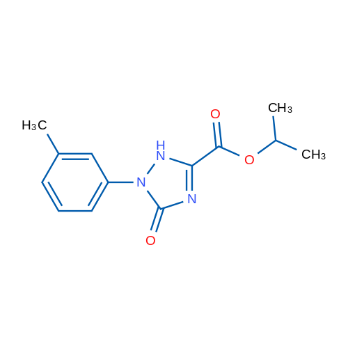 Isopropyl 5-oxo-1-(m-tolyl)-2,5-dihydro-1H-1,2,4-triazole-3-carboxylate 1g