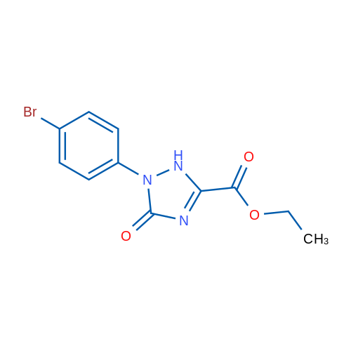 Ethyl 1-(4-bromophenyl)-5-oxo-2,5-dihydro-1H-1,2,4-triazole-3-carboxylate 1g