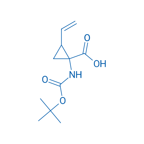 1-((tert-Butoxycarbonyl)amino)-2-vinylcyclopropanecarboxylic acid 250mg
