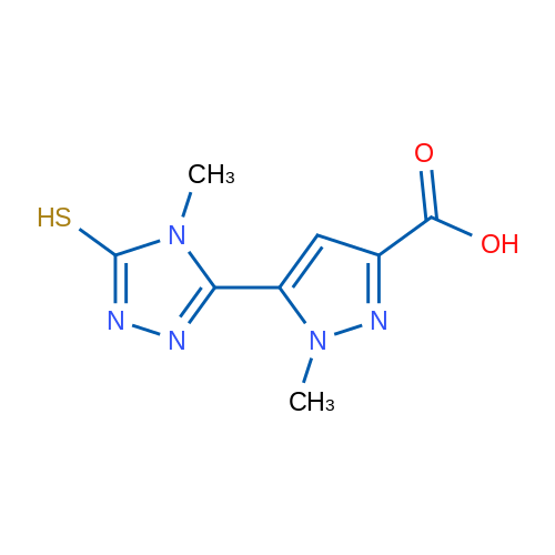 5-(5-Mercapto-4-methyl-4H-1,2,4-triazol-3-yl)-1-methyl-1H-pyrazole-3-carboxylic acid 1g