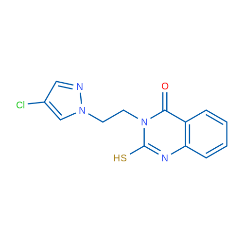 3-(2-(4-Chloro-1H-pyrazol-1-yl)ethyl)-2-mercaptoquinazolin-4(3H)-one 5g