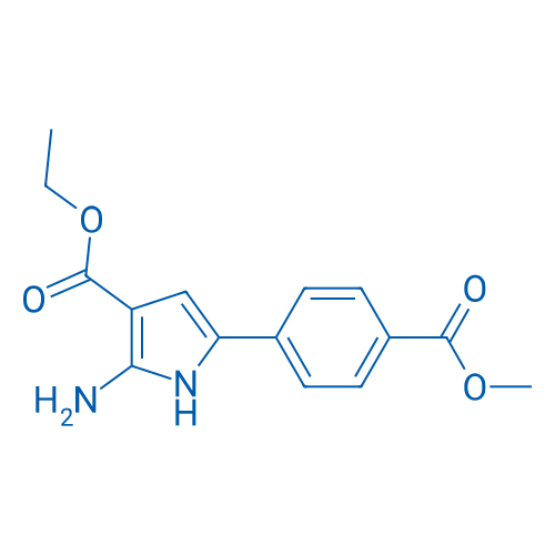 Ethyl 2-amino-5-(4-(methoxycarbonyl)phenyl)-1H-pyrrole-3-carboxylate 1g