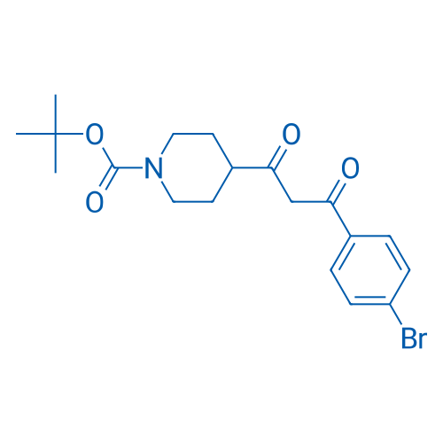tert-Butyl 4-(3-(4-bromophenyl)-3-oxopropanoyl)piperidine-1-carboxylate 1g
