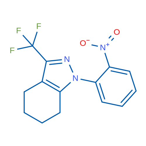 1-(2-Nitrophenyl)-3-(trifluoromethyl)-4,5,6,7-tetrahydro-1H-indazole 5g