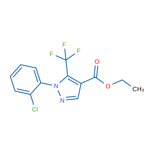 Ethyl 1-(2-chlorophenyl)-5-(trifluoromethyl)-1H-pyrazole-4-carboxylate 1g