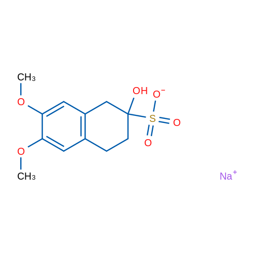 Sodium 2-hydroxy-6,7-dimethoxy-1,2,3,4-tetrahydronaphthalene-2-sulfonate 5g