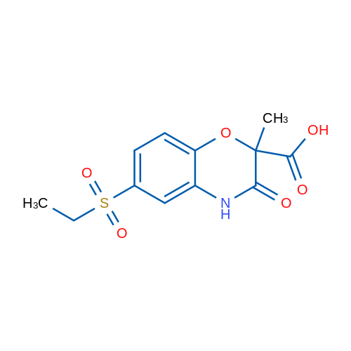 6-(Ethanesulfonyl)-2-methyl-3-oxo-3,4-dihydro-2H-1,4-benzoxazine-2-carboxylic acid 1g