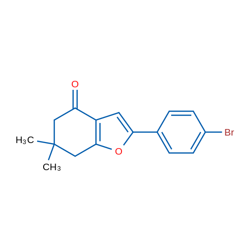 2-(4-Bromophenyl)-6,6-dimethyl-4,5,6,7-tetrahydro-1-benzofuran-4-one 1g