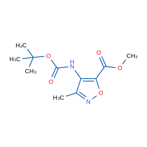 Methyl 4-((tert-butoxycarbonyl)amino)-3-methylisoxazole-5-carboxylate 1g
