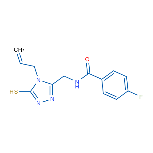 N-((4-Allyl-5-mercapto-4H-1,2,4-triazol-3-yl)methyl)-4-fluorobenzamide 1g
