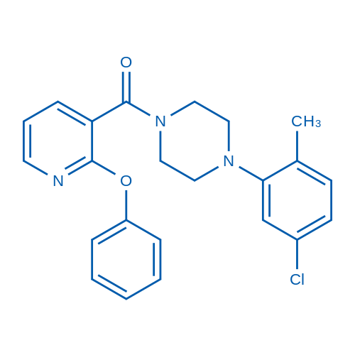 1-(5-Chloro-2-methylphenyl)-4-(2-phenoxypyridine-3-carbonyl)piperazine 10mg