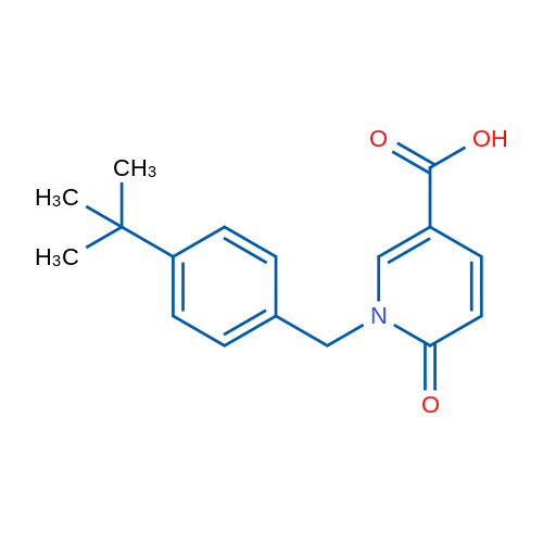 1-(4-(tert-Butyl)benzyl)-6-oxo-1,6-dihydropyridine-3-carboxylic acid 1g