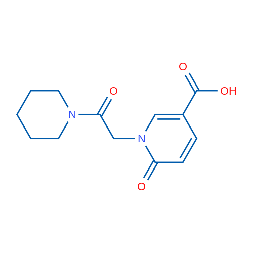6-Oxo-1-(2-oxo-2-(piperidin-1-yl)ethyl)-1,6-dihydropyridine-3-carboxylic acid 1g