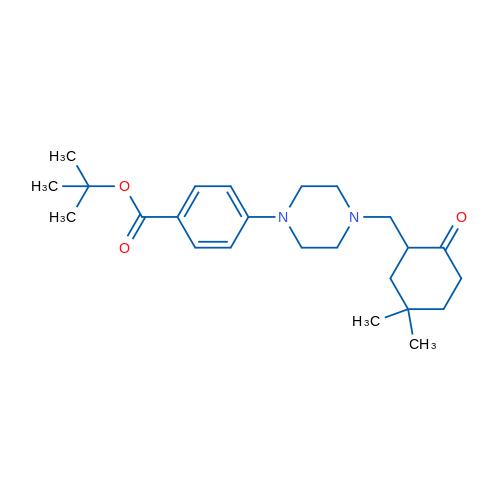 tert-Butyl 4-(4-((5,5-dimethyl-2-oxocyclohexyl)methyl)piperazin-1-yl)benzoate 1g