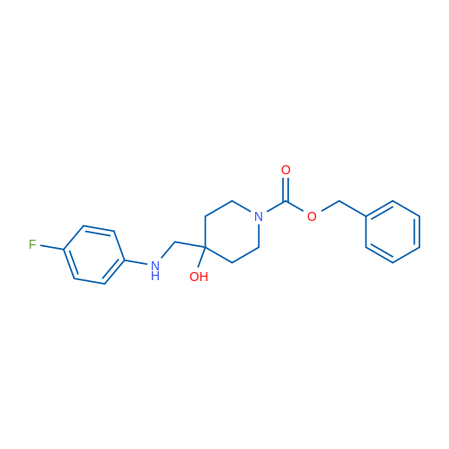 Benzyl 4-(((4-fluorophenyl)amino)methyl)-4-hydroxypiperidine-1-carboxylate 1g