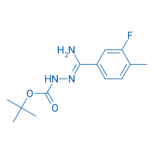 tert-Butyl 2-(amino(3-fluoro-4-methylphenyl)methylene)hydrazinecarboxylate 1g