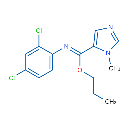 (Z)-(Propyl N-(2,4-dichlorophenyl)-1-methyl-1H-imidazole-5-carboximidate) 1g