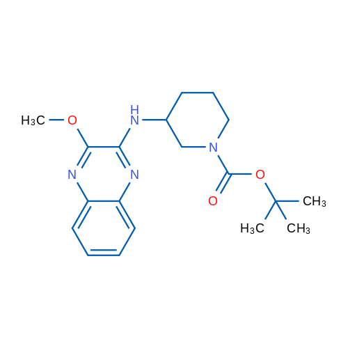 tert-Butyl 3-((3-methoxyquinoxalin-2-yl)amino)piperidine-1-carboxylate 1g