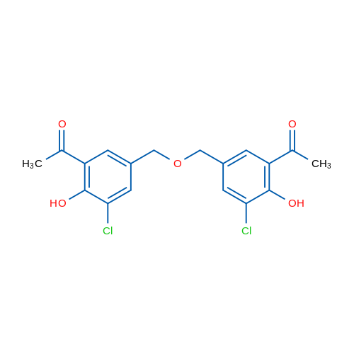 1,1'-((Oxybis(methylene))bis(3-chloro-2-hydroxy-5,1-phenylene))diethanone 1g