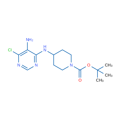 tert-Butyl 4-((5-amino-6-chloropyrimidin-4-yl)amino)piperidine-1-carboxylate 1g