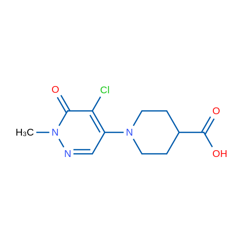1-(5-Chloro-1-methyl-6-oxo-1,6-dihydropyridazin-4-yl)piperidine-4-carboxylic acid 1g