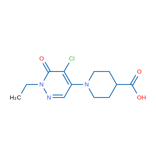 1-(5-Chloro-1-ethyl-6-oxo-1,6-dihydropyridazin-4-yl)piperidine-4-carboxylic acid 1g
