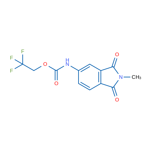 2,2,2-Trifluoroethyl N-(2-methyl-1,3-dioxo-2,3-dihydro-1H-isoindol-5-yl)carbamate 5g