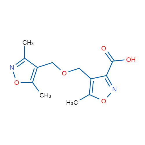 4-(((3,5-Dimethylisoxazol-4-yl)methoxy)methyl)-5-methylisoxazole-3-carboxylic acid 5g