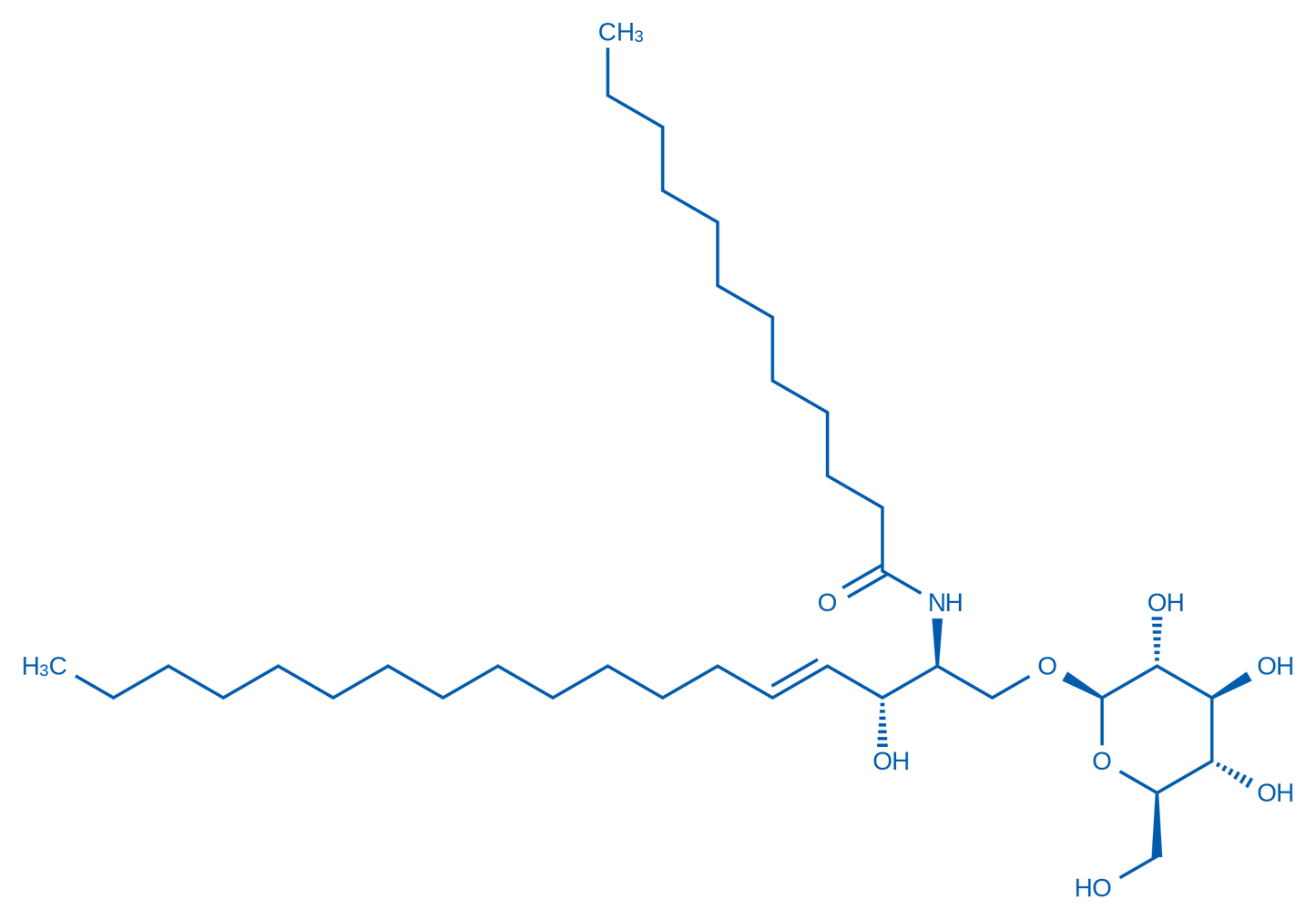 N-((2S,3R,E)-3-Hydroxy-1-(((2R,3R,4S,5S,6R)-3,4,5-trihydroxy-6-(hydroxymethyl)tetrahydro-2H-pyran-2-yl)oxy)octadec-4-en-2-yl)dodecanamide 5mg