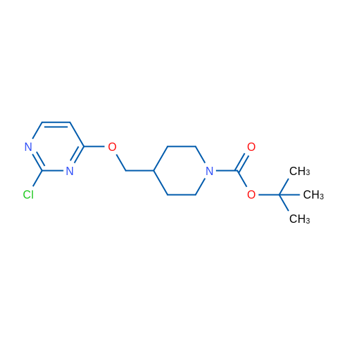 tert-Butyl 4-(((2-chloropyrimidin-4-yl)oxy)methyl)piperidine-1-carboxylate 1g
