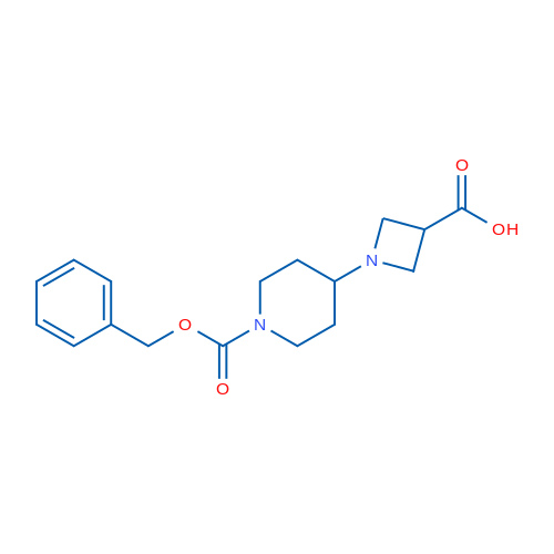 1-(1-((Benzyloxy)carbonyl)piperidin-4-yl)azetidine-3-carboxylic acid 1g