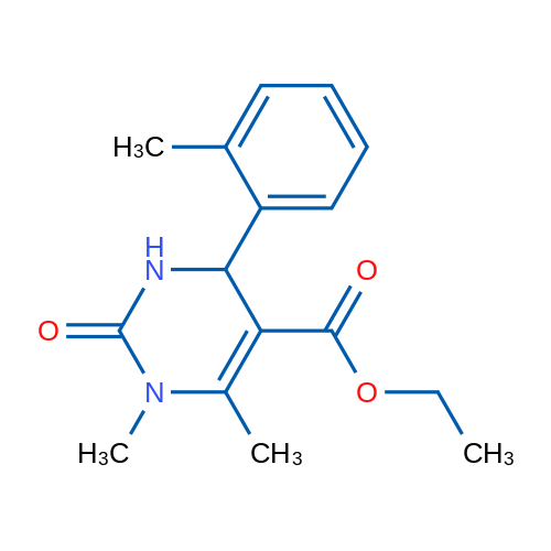 Ethyl 1,6-dimethyl-2-oxo-4-(o-tolyl)-1,2,3,4-tetrahydropyrimidine-5-carboxylate 5g