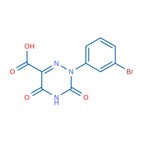 2-(3-Bromophenyl)-3,5-dioxo-2,3,4,5-tetrahydro-1,2,4-triazine-6-carboxylic acid 1g