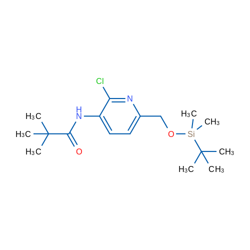 N-(6-(((tert-Butyldimethylsilyl)oxy)methyl)-2-chloropyridin-3-yl)pivalamide 1g
