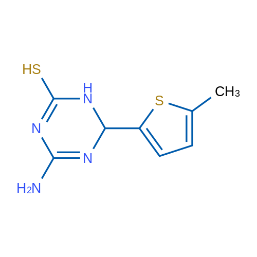 4-Amino-6-(5-methylthiophen-2-yl)-1,6-dihydro-1,3,5-triazine-2-thiol 1g