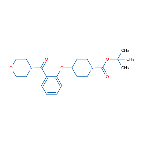 tert-Butyl 4-(2-(morpholine-4-carbonyl)phenoxy)piperidine-1-carboxylate 1g