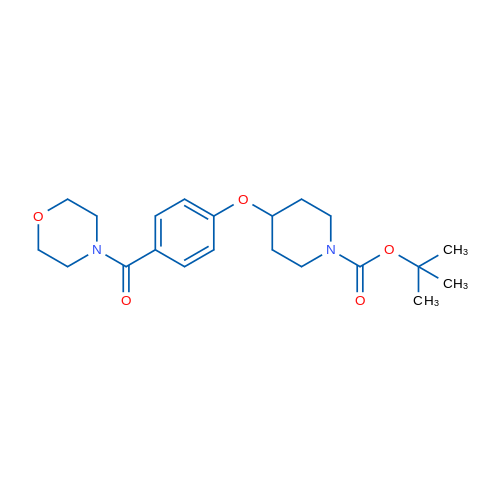 tert-Butyl 4-(4-(morpholine-4-carbonyl)phenoxy)piperidine-1-carboxylate 1g