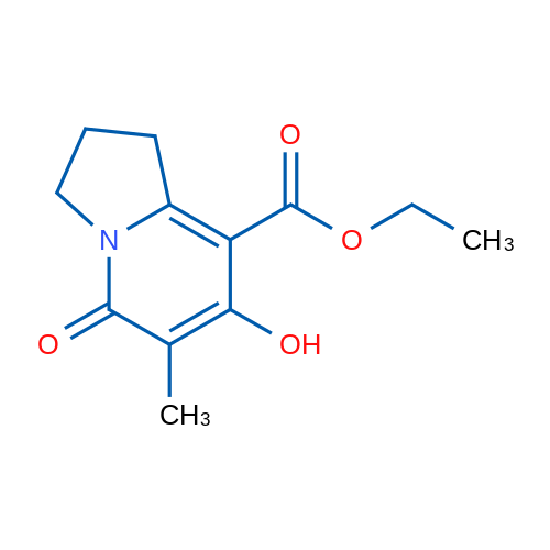 Ethyl 7-hydroxy-6-methyl-5-oxo-1,2,3,5-tetrahydroindolizine-8-carboxylate 1g