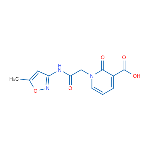 1-(2-((5-Methylisoxazol-3-yl)amino)-2-oxoethyl)-2-oxo-1,2-dihydropyridine-3-carboxylic acid 1g