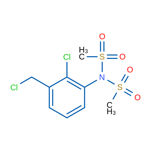 N-(2-Chloro-3-(chloromethyl)phenyl)-N-(methylsulfonyl)methanesulfonamide 1g