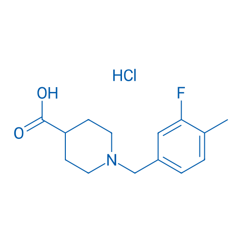 1-(3-Fluoro-4-methylbenzyl)piperidine-4-carboxylic acid hydrochloride 1g