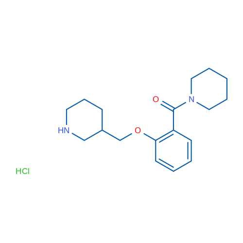 Piperidin-1-yl(2-(piperidin-3-ylmethoxy)phenyl)methanone hydrochloride 1g