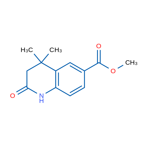 Methyl 4,4-dimethyl-2-oxo-1,2,3,4-tetrahydroquinoline-6-carboxylate 100mg
