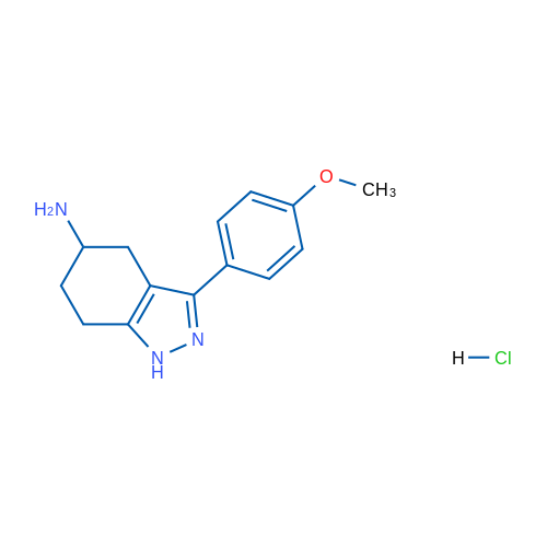 3-(4-Methoxyphenyl)-4,5,6,7-tetrahydro-1H-indazol-5-amine hydrochloride 1g