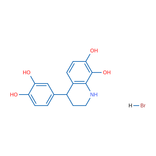 4-(3,4-Dihydroxyphenyl)-1,2,3,4-tetrahydroquinoline-7,8-diol hydrobromide 1g