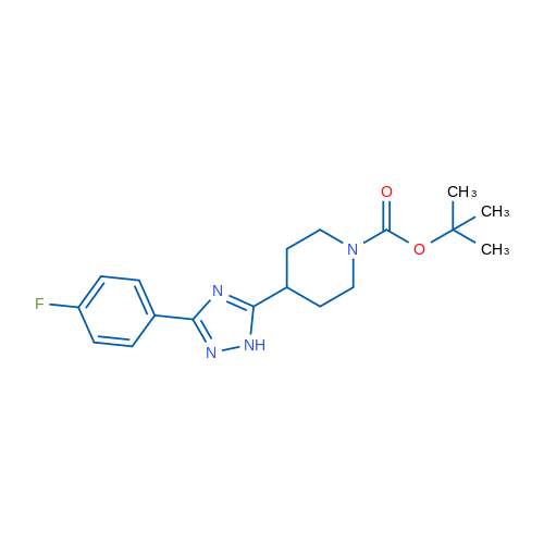 tert-Butyl 4-(3-(4-fluorophenyl)-1H-1,2,4-triazol-5-yl)piperidine-1-carboxylate 1g