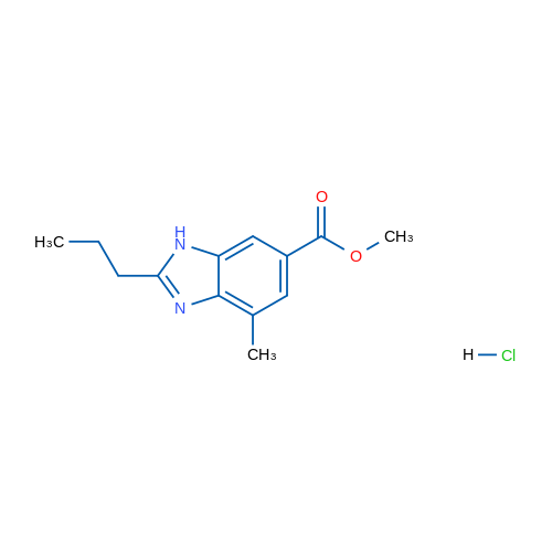 Methyl 4-methyl-2-propyl-1H-1,3-benzodiazole-6-carboxylate hydrochloride 1g