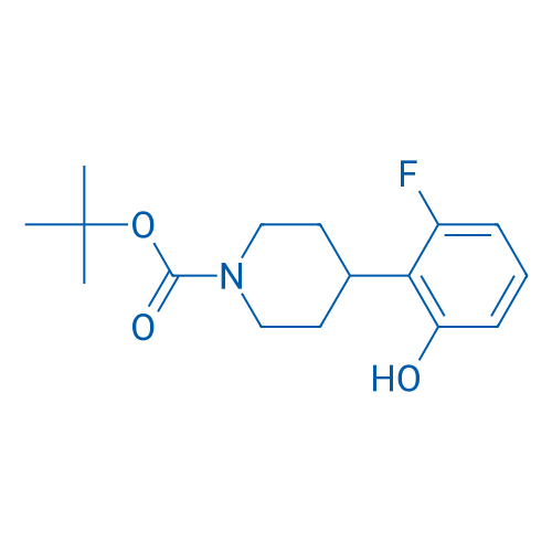 tert-Butyl 4-(2-fluoro-6-hydroxyphenyl)piperidine-1-carboxylate 100mg